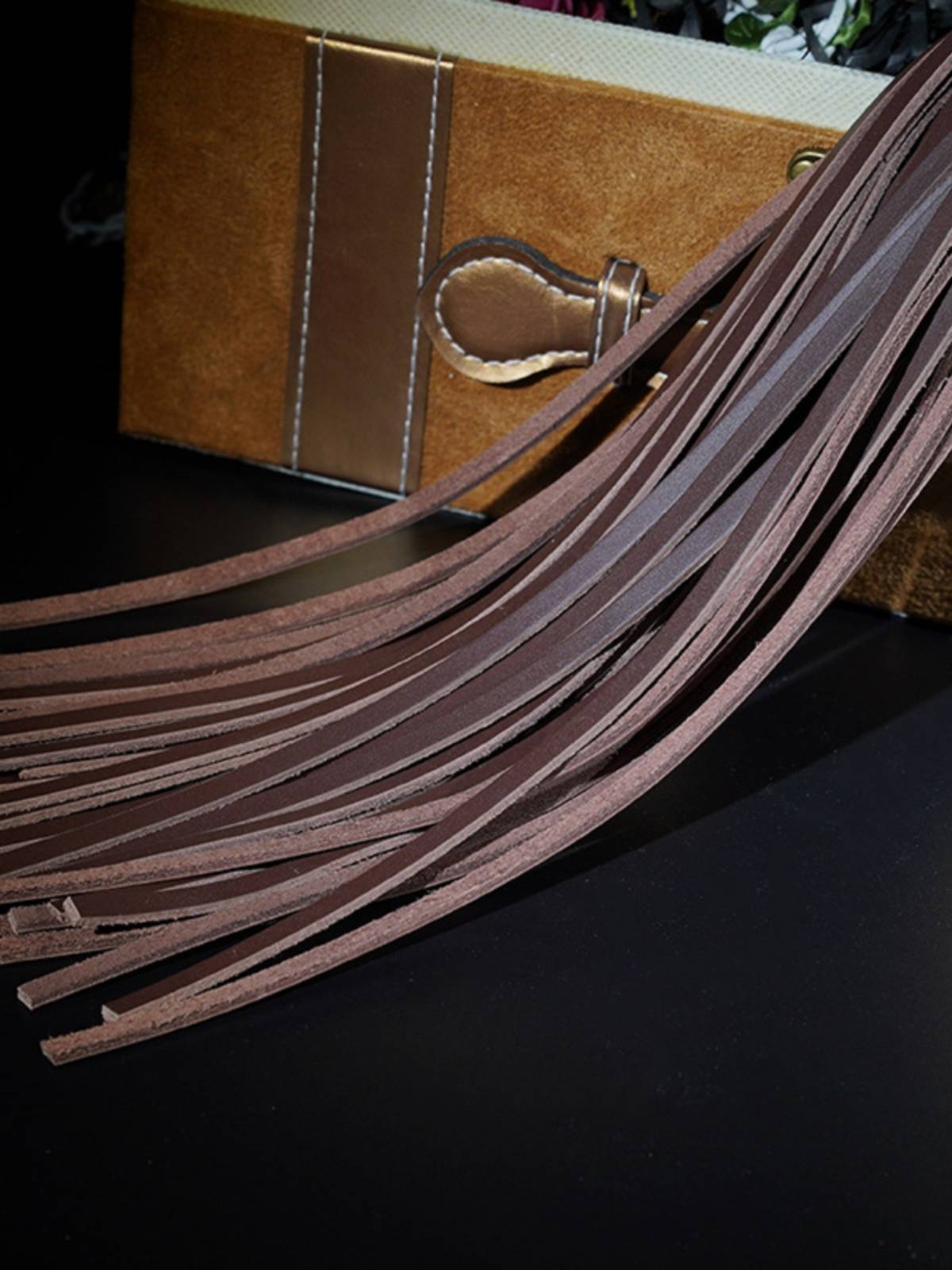 Bamboo whip SP Practice Tools Retro Flum Sanpot Set Leather Shooting whip lesion Performing dance props leather whip