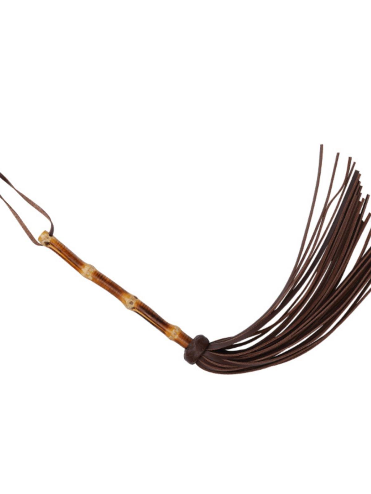 Bamboo whip SP Practice Tools Retro Flum Sanpot Set Leather Shooting whip lesion Performing dance props leather whip