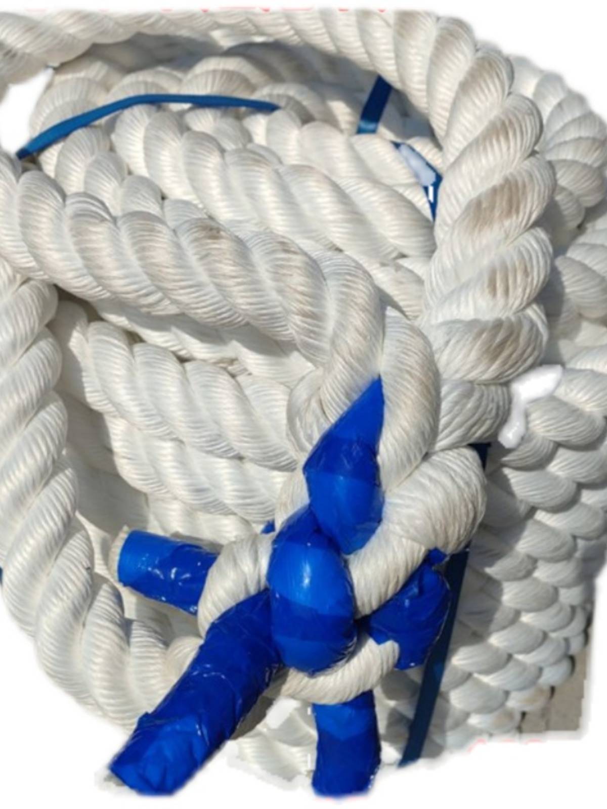Nylon rope polyester three shares of thickened sunburn, cable sinking water, anchor rope color landscape rails decorative rope binding