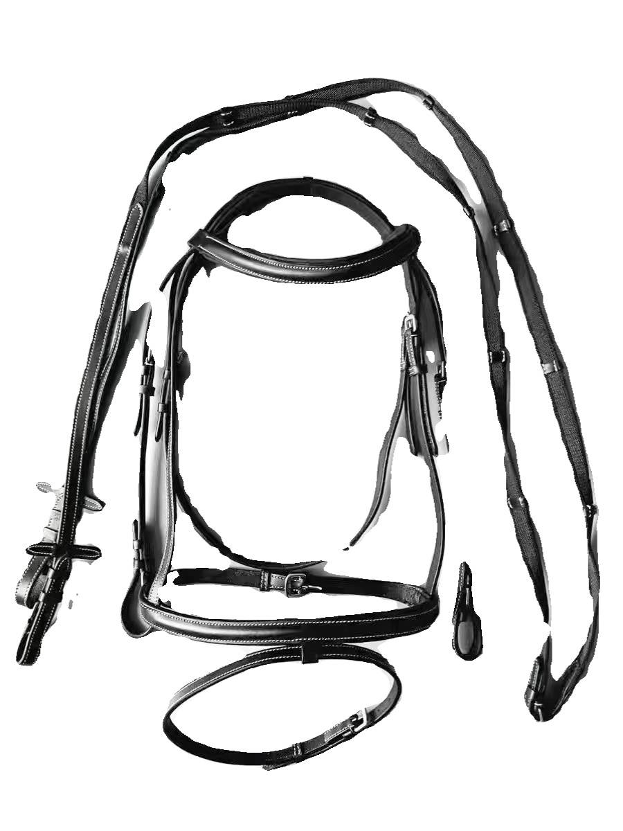 Cowhide reins, British equestrian horsema products accessories, full set of horse cage saddles, saddle accessories
