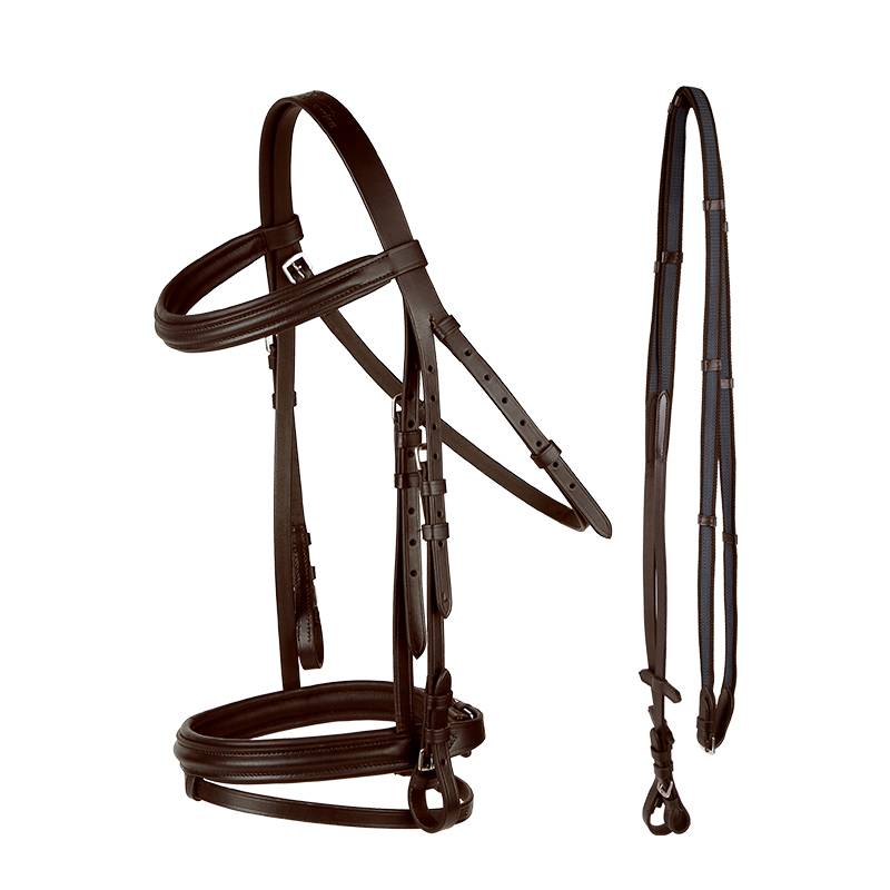 Cavassion Cowhide Reins Reins Equestrian Movement Accessories Macs Equipment Rock Horse 8218104