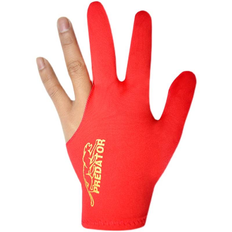 Customable logo billiard gloves Tri -finger gloves Special private gloves left and right hand universal average codes of gloves