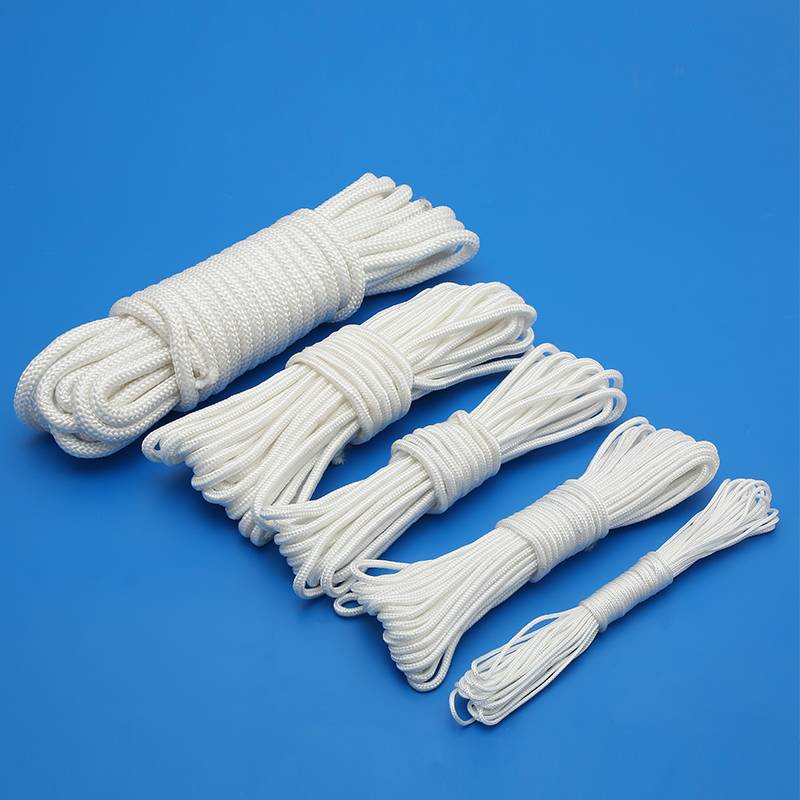 Nylon rope straight tent rope durable user -resistant sun -resistant tope tope Sifang home bed curtain dormitory