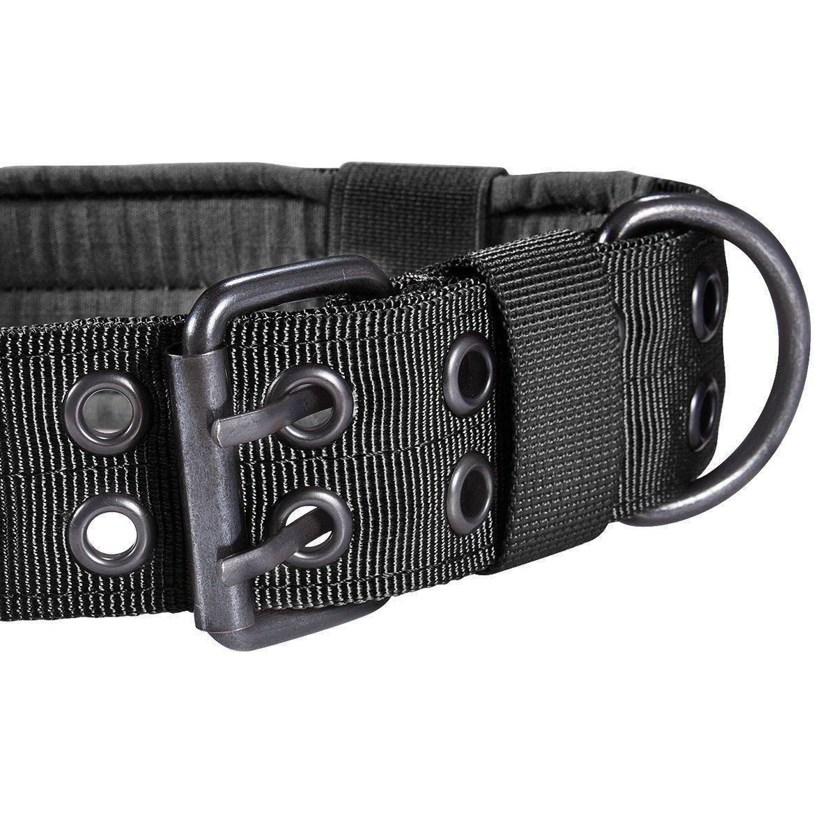Five -gear nylon dog traction collar outdoor tactical training dog collar tactical dog rope camouflage dog circle