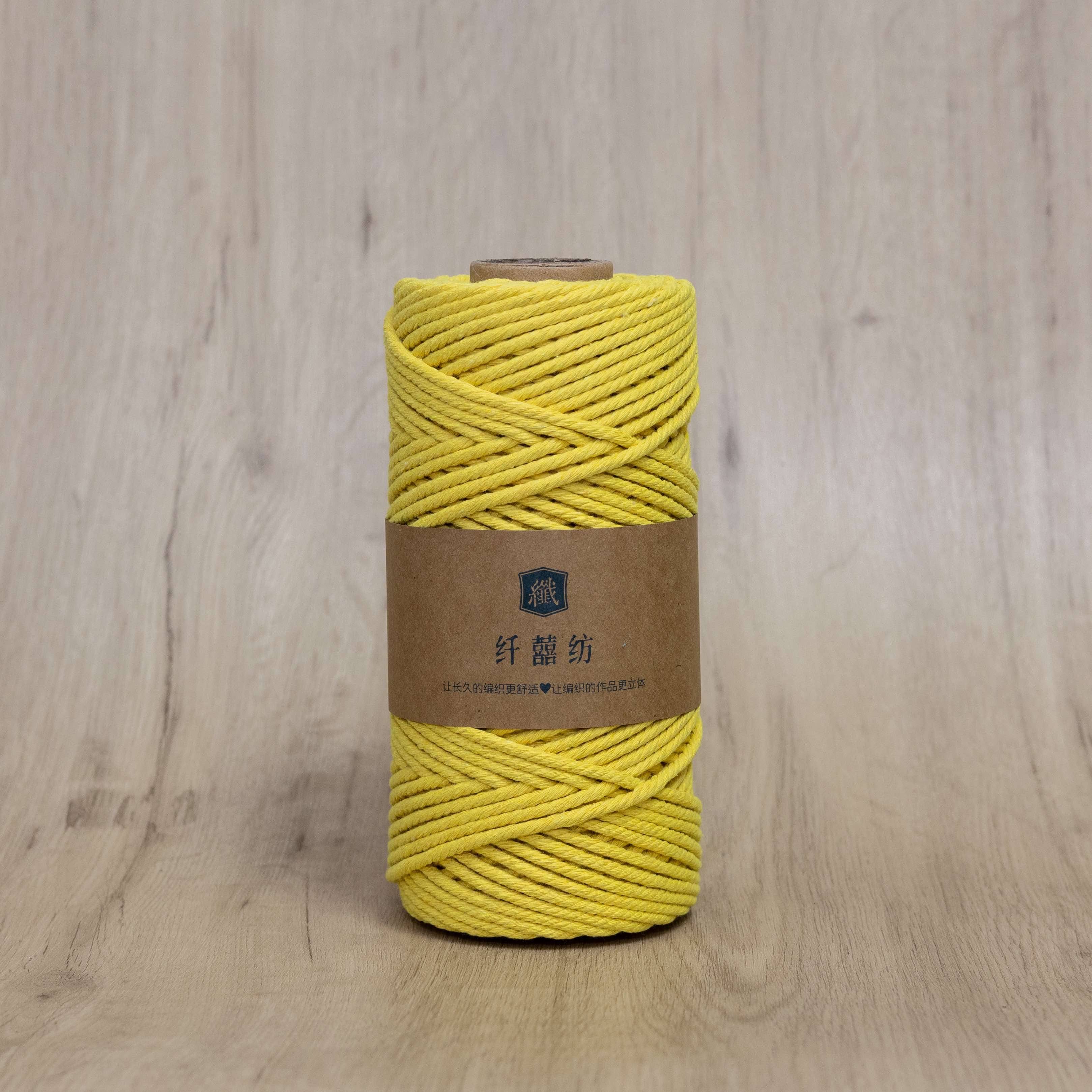 4 mm lemon yellow (100 m)