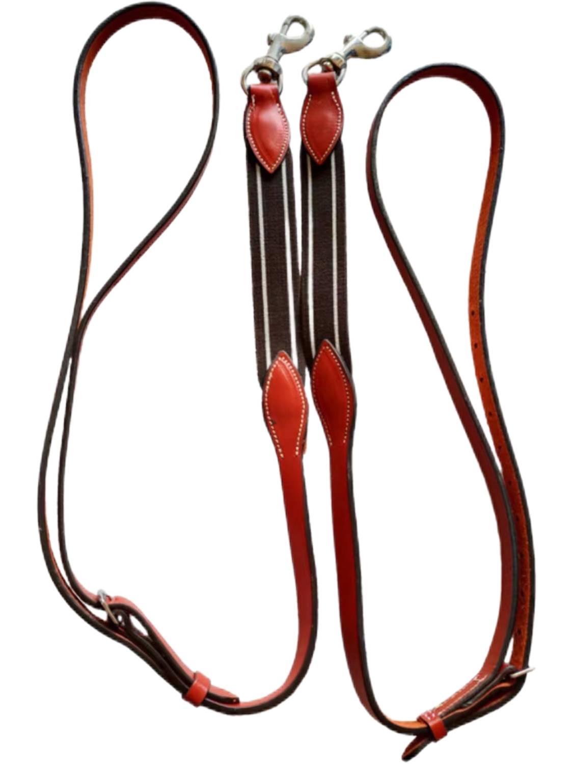 Factory direct selling cowhide side horses reins tampered horses, abrasion -resistant elastic horses horses horses horses supplies