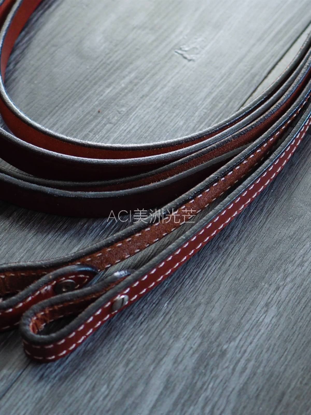 The US imported western horse hippowed cowhide Star Star Show Shuile's hand stiff two -piece set