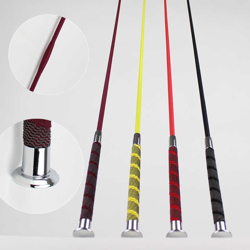 Equestrian equipment 1.1 m lashes, 1.2 m teaching training horse lashes with a very lightly slid barrier on a whip