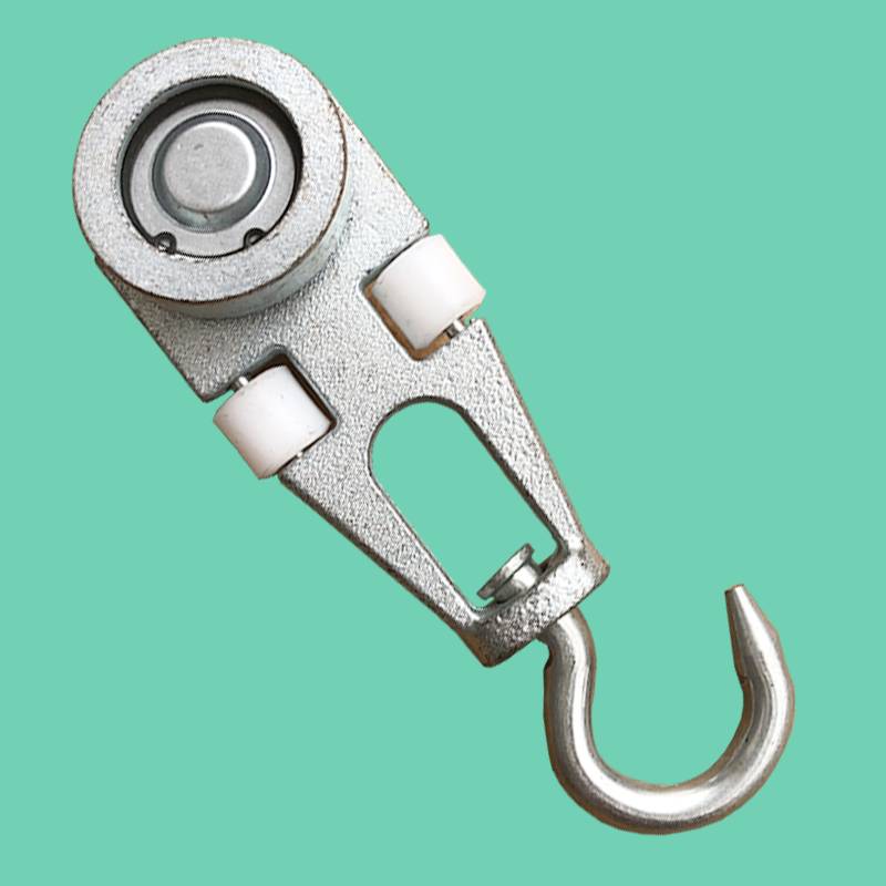 A two-track slider with zinc plating
