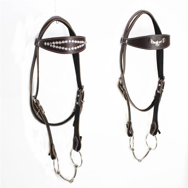 Shuile reins cowhide horse chewing full set of supplies horses, small and small horses, 10 get, 1 get 1 loss