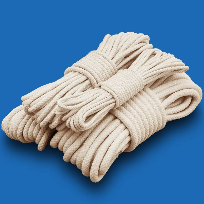 DIY cotton rope cotton wire woven cotton line tie rope packaging rope drying rope flag rope curtain cloth rope core rope
