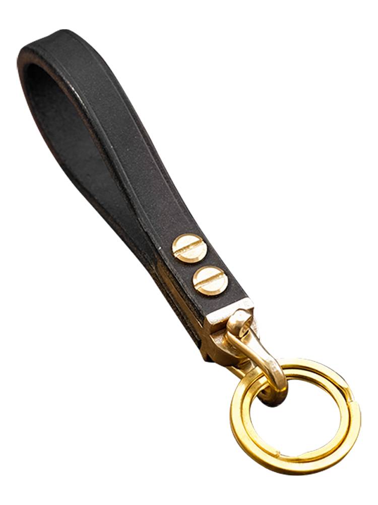 Cowhide Horse Handmade Key Banyan Vegetable Retro Men's Female Ferry Deep Car Key Checkpiece