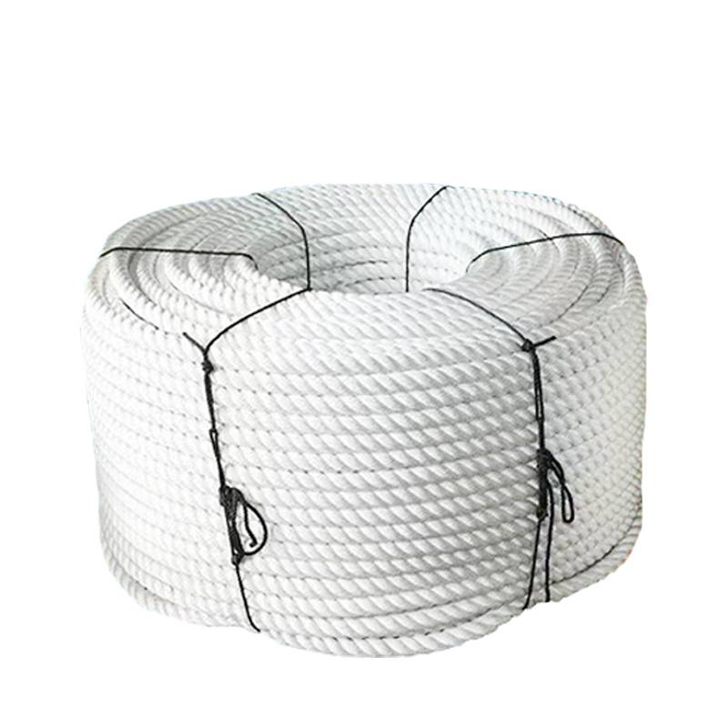 Three -intensity cable rope three -strand polyester rope nylon nymph narrine nebulsion nymph naval neck water rope bundle yacht rope