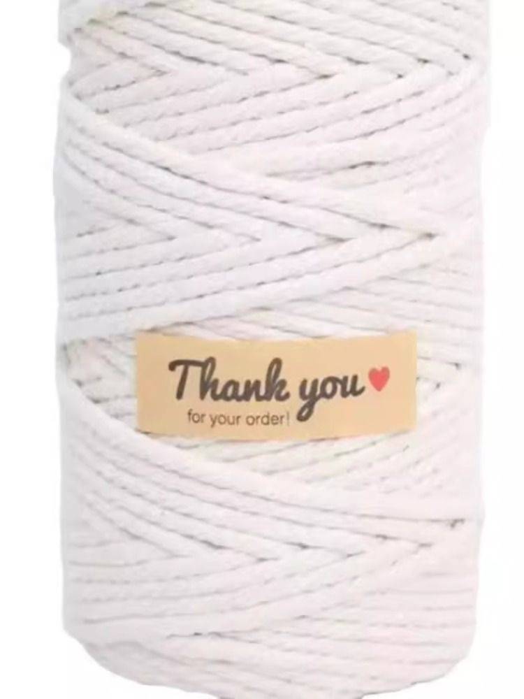 Cotton rope cotton wire rope handmade DIY woven material tapestry rope bundle craftsmanship rope dumplings rope tag pots