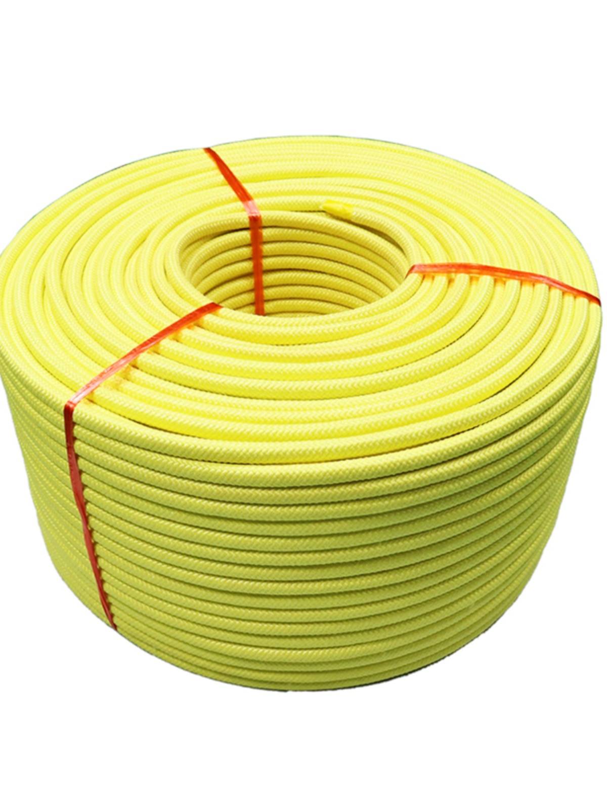 Aramid high -temperature rope Kaif fiber rope fire fire burial high -strength fire safety rope wear -resistant corrosion -resistant rope
