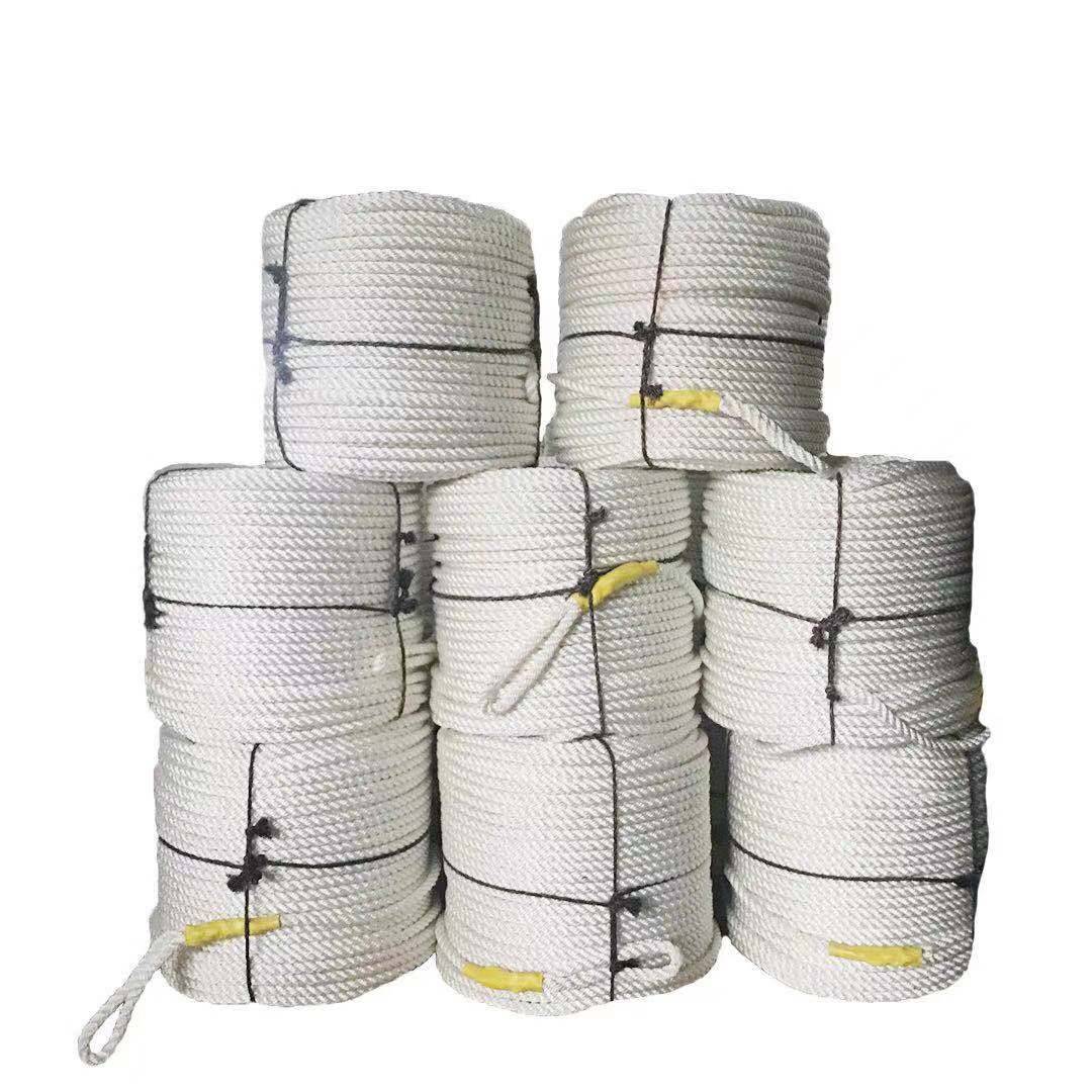 Ship cable white nylon rope truck bundle rope Slow water deep water well well well, rope rope anchor rope