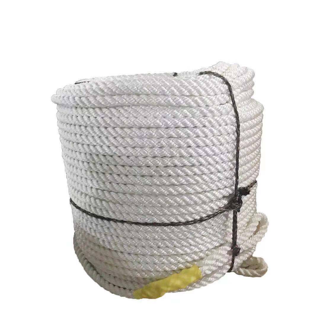 Ship cable white nylon rope truck bundle rope Slow water deep water well well well, rope rope anchor rope