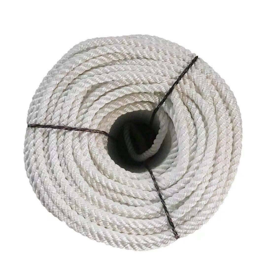 Ship cable white nylon rope truck bundle rope Slow water deep water well well well, rope rope anchor rope