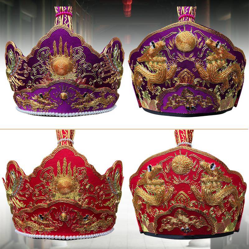 All handmade embroidery Pilu hat meditation Buddhist supplies incense burner hosted the Buddha Master Flame mouth Mage Hat