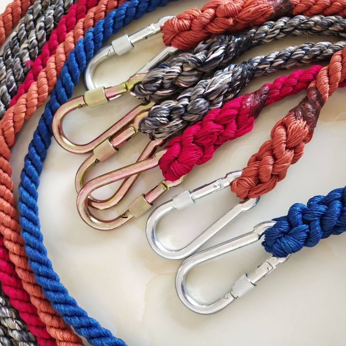 Two-foot-three-long safety-stringed cattle rope