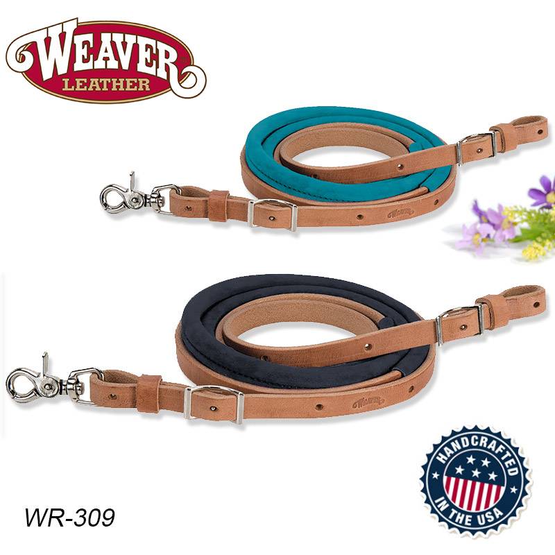US imported weaver western reins rolled wool skin, fast hook short reins heavy cowhide horses, accessories accessories