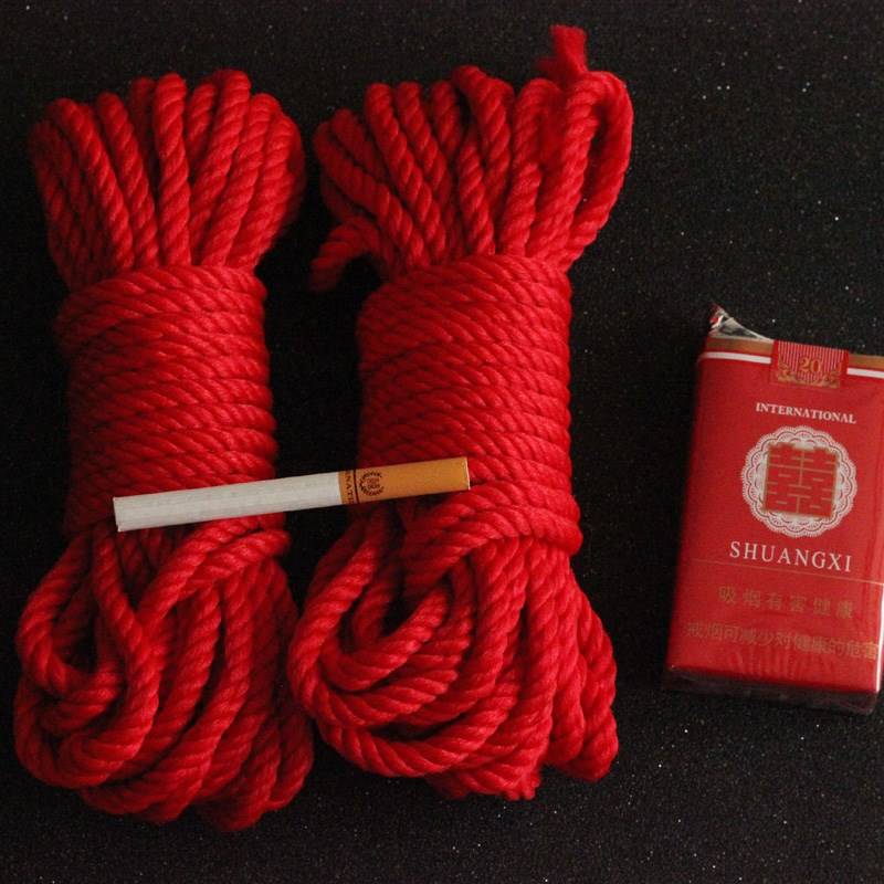Rough and durable wedding red rope wedding bundle quilt rope female square dowry strap red thick rope