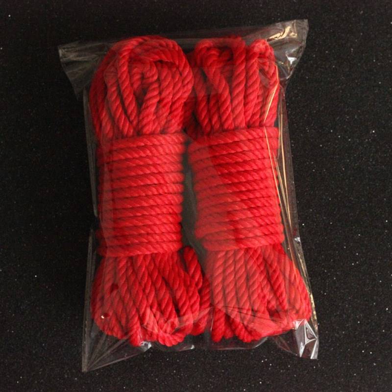 Rough and durable wedding red rope wedding bundle quilt rope female square dowry strap red thick rope