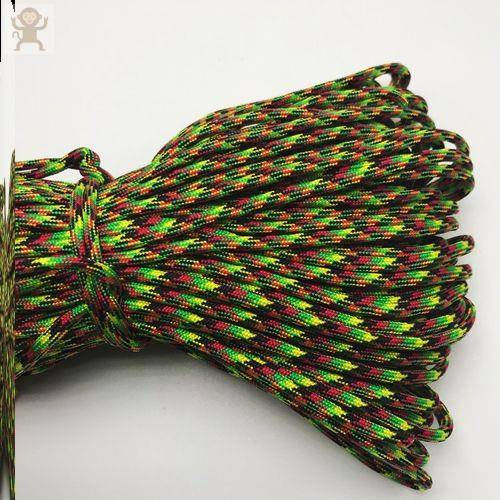 15 m black + red + green + yellow