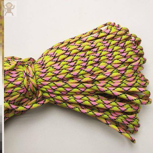 15 m pink + yellow + black