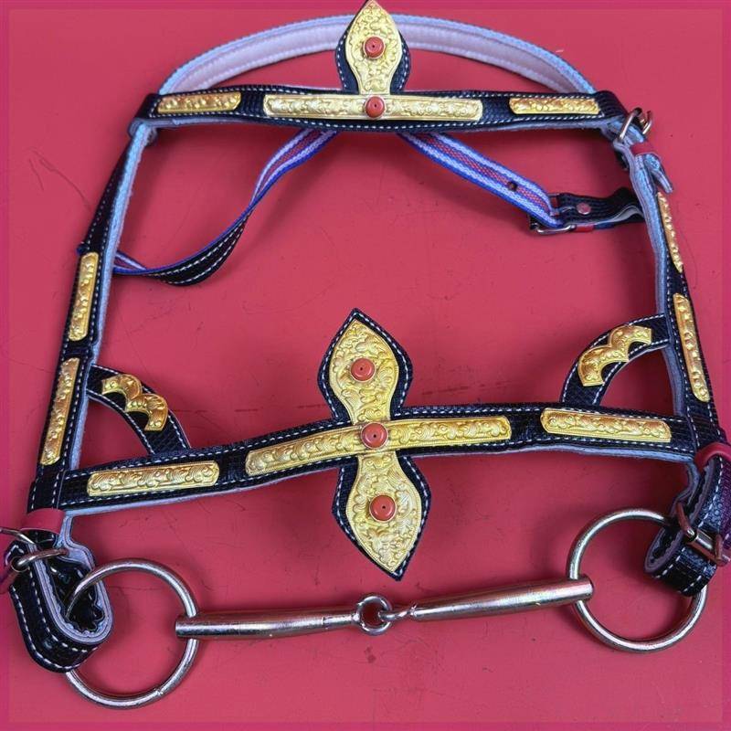 2024 new product horse chewzi pure copper characteristic fork Tibetan walking Metrolea horses Tibetan nation