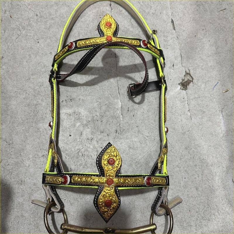 2024 new product horse chewzi pure copper characteristic fork Tibetan walking Metrolea horses Tibetan nation