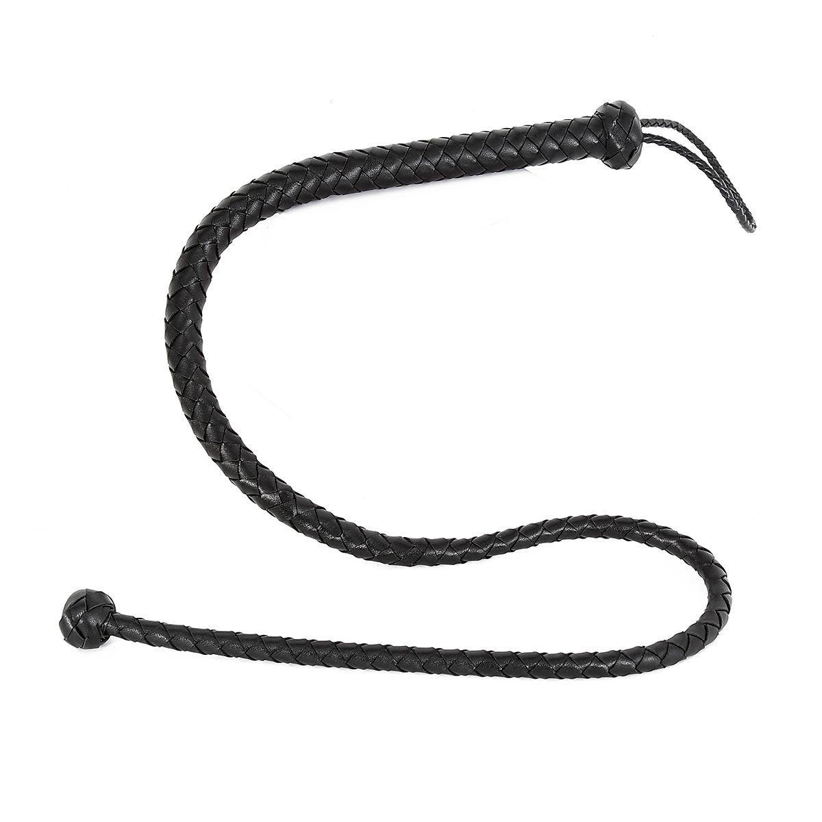 black dance with a whip