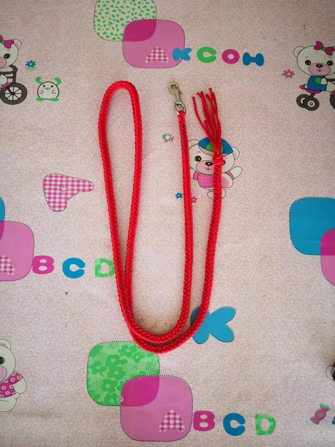A 2-metre-long alloy buttons red reins
