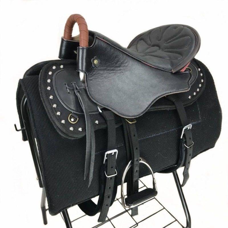 A new set of saddles full of new horses for tourists