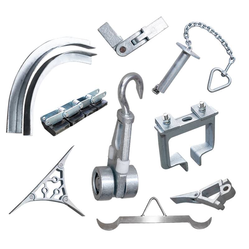 The slaughterhouse equipment and accessories alone kill pigs, cattle, sheep hanging hook double -track pulley Wanxiang flats, flat gate dragon door hanging frame
