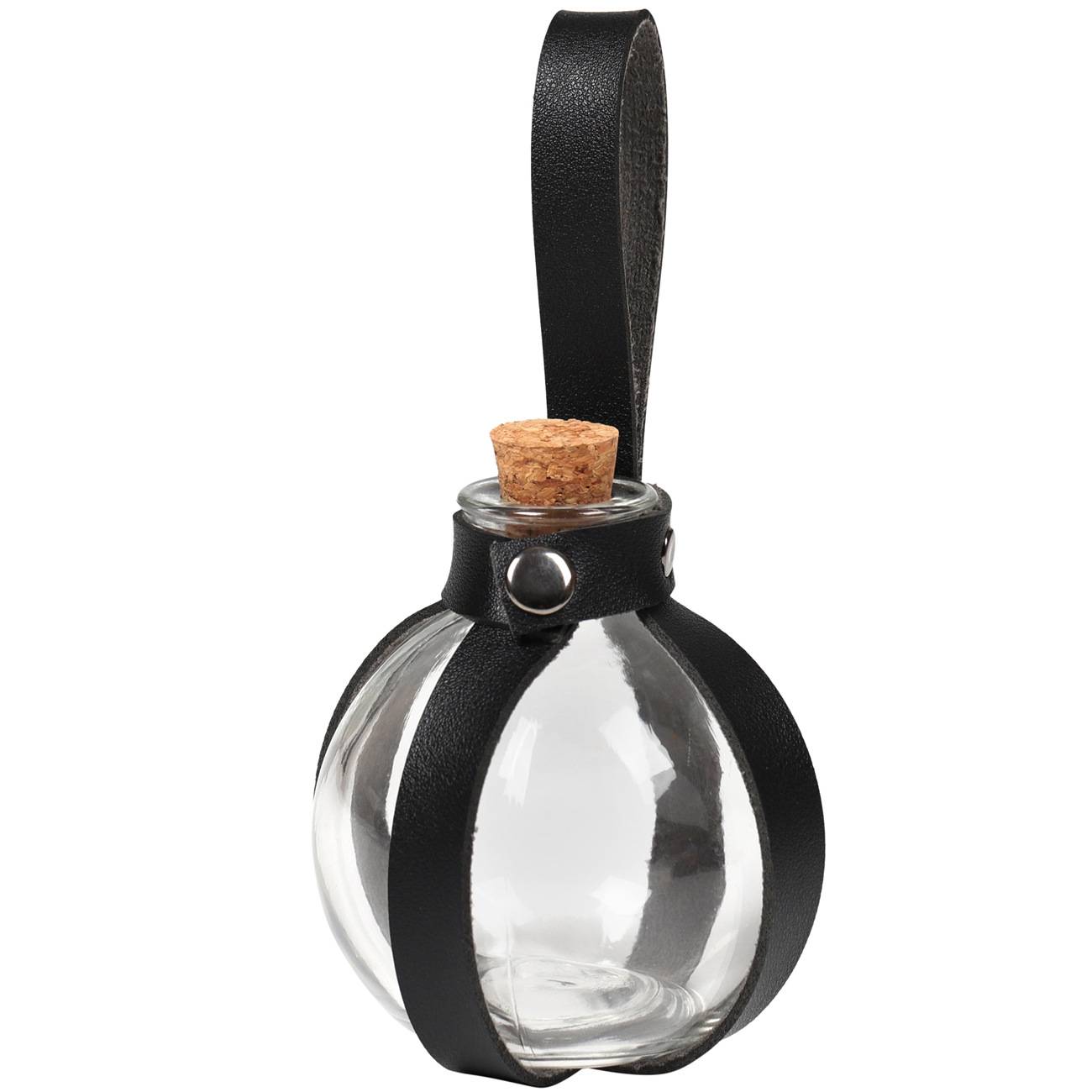 Magic ball-shaped glass black