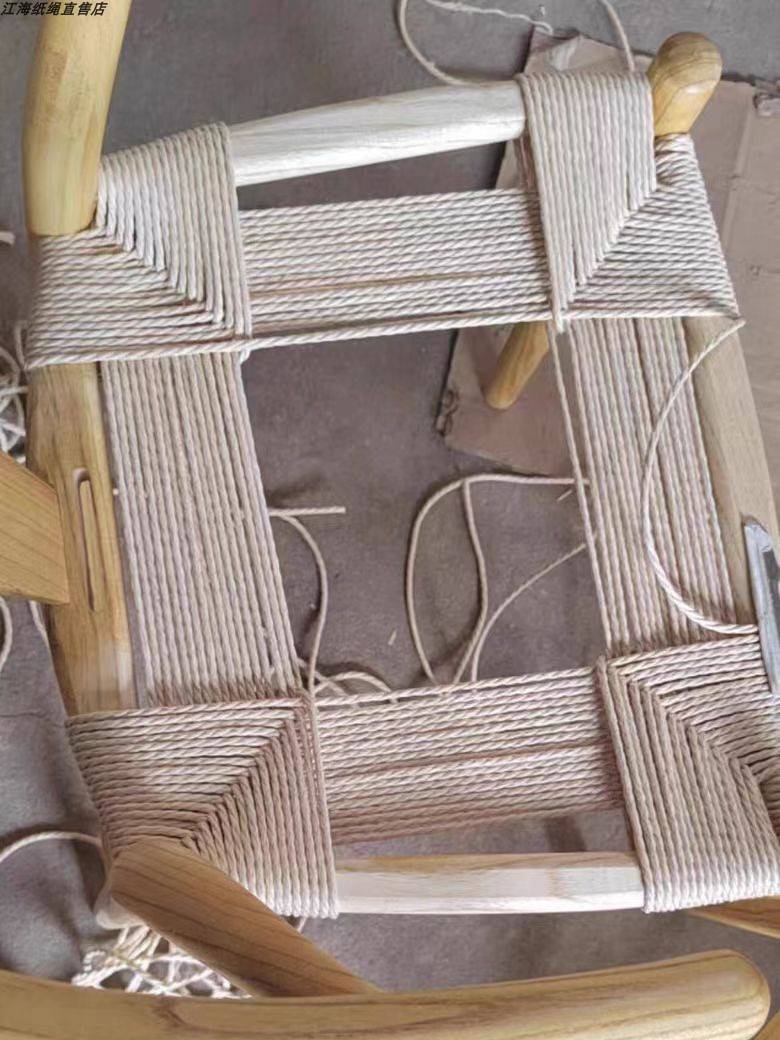 Three -stranded leather paper rope bundle rope wear -resistant cat climbing rack y chair tie waterproof handmade handmade DIY outdoor decorative water pipe