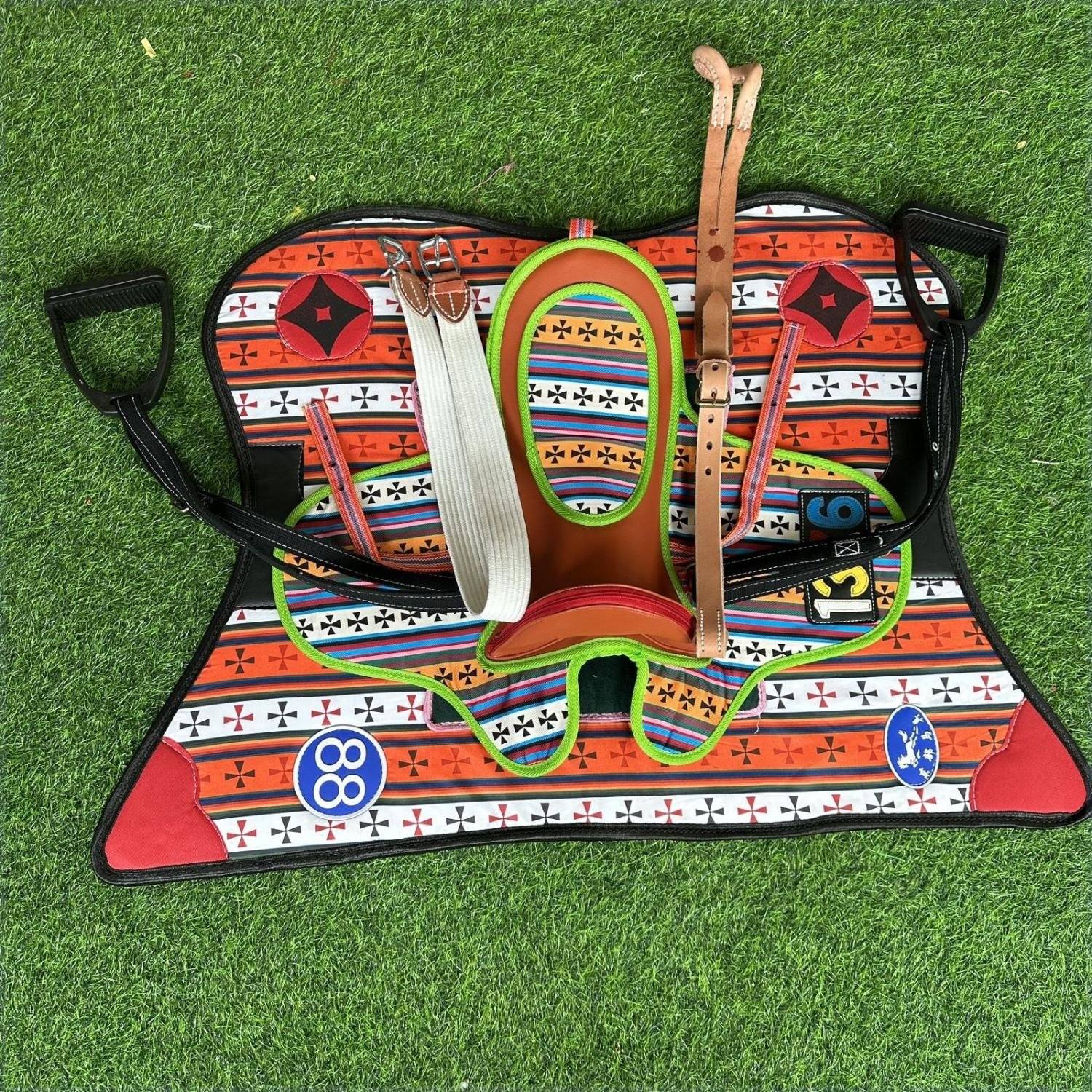 The saddles and the vests and the Khanti
