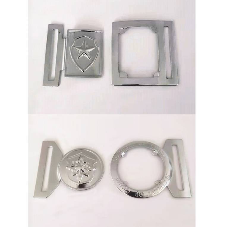 Security belt buckle head tie tie guard guards outer belt white round head new security belt buckle universal