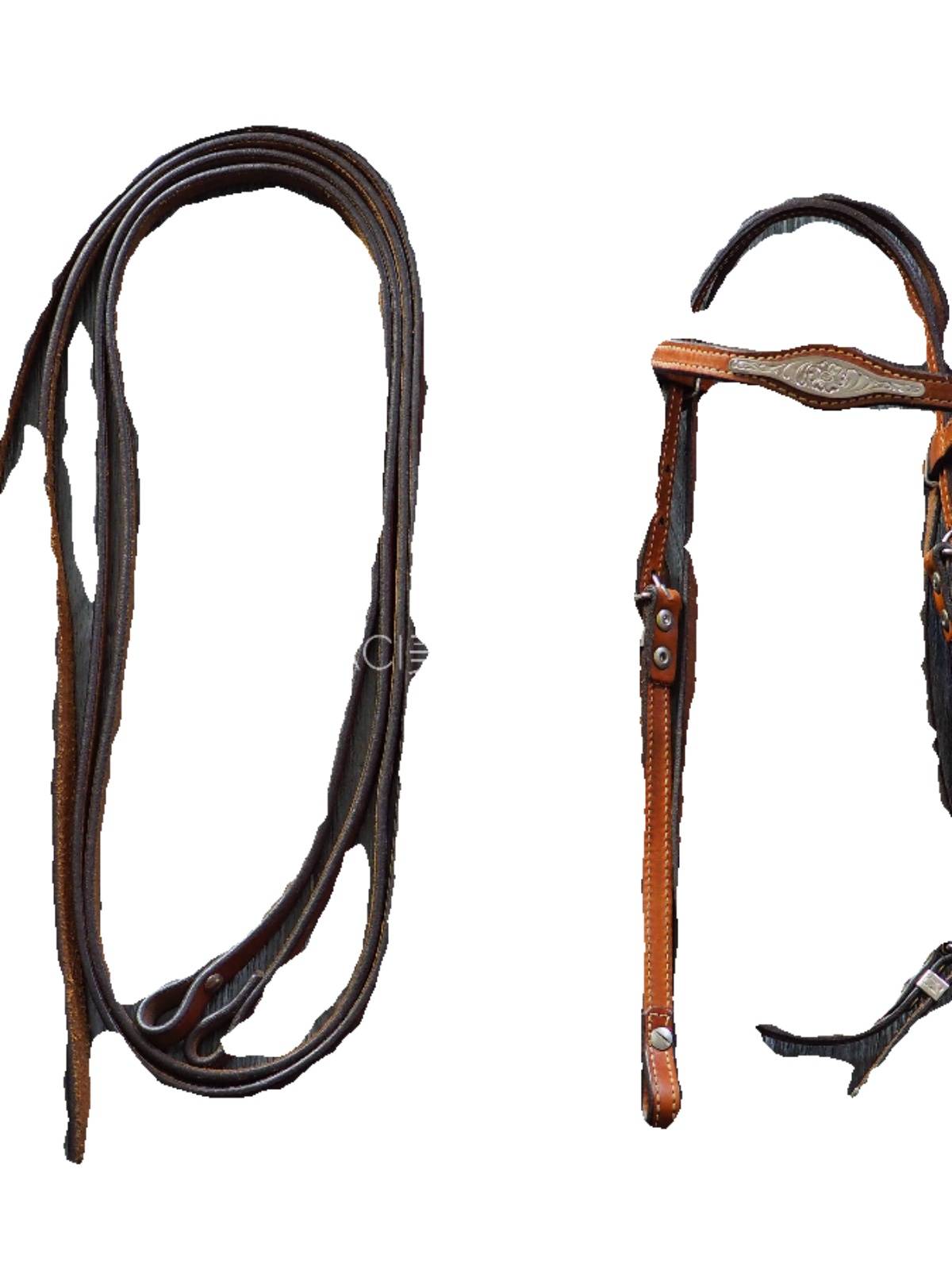 CY American Western Cow Pacific Water Leading Two -piece Set Western Cowboy Handmade Horse Riding Equipment