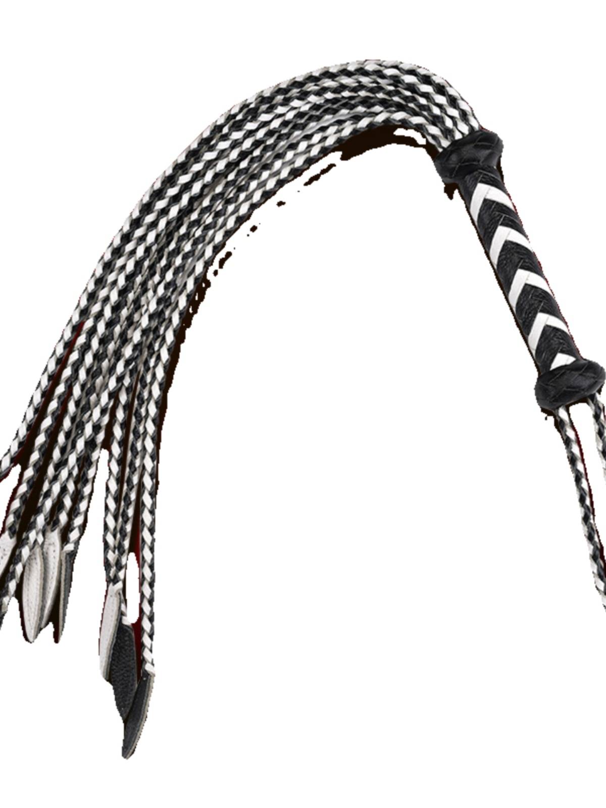Leather whip nine -tailed leather scattered whip cosplay props handmade willow leaf tail pure leather whip whip whip whip