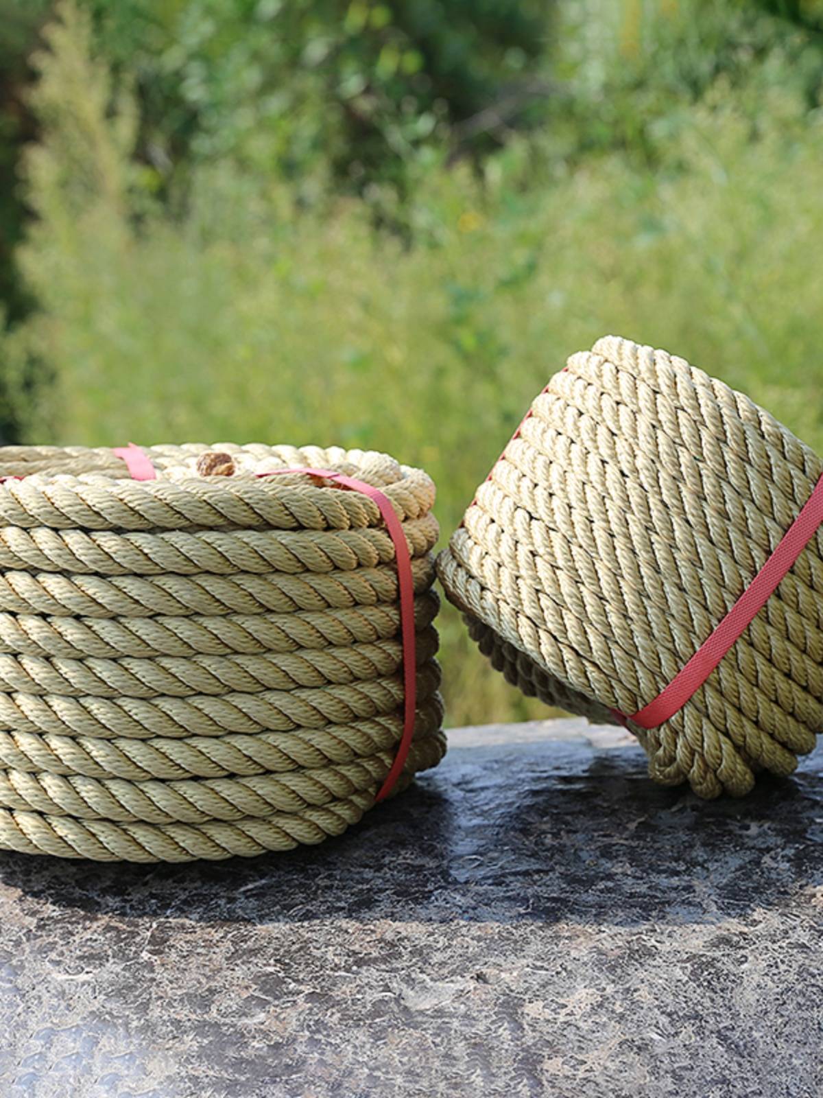 Wear -resistant high -strong silk be Plerontal Plerodaline three -strand rope ship with rope anchor, floating rope rope brake rope bundle packaging rope head