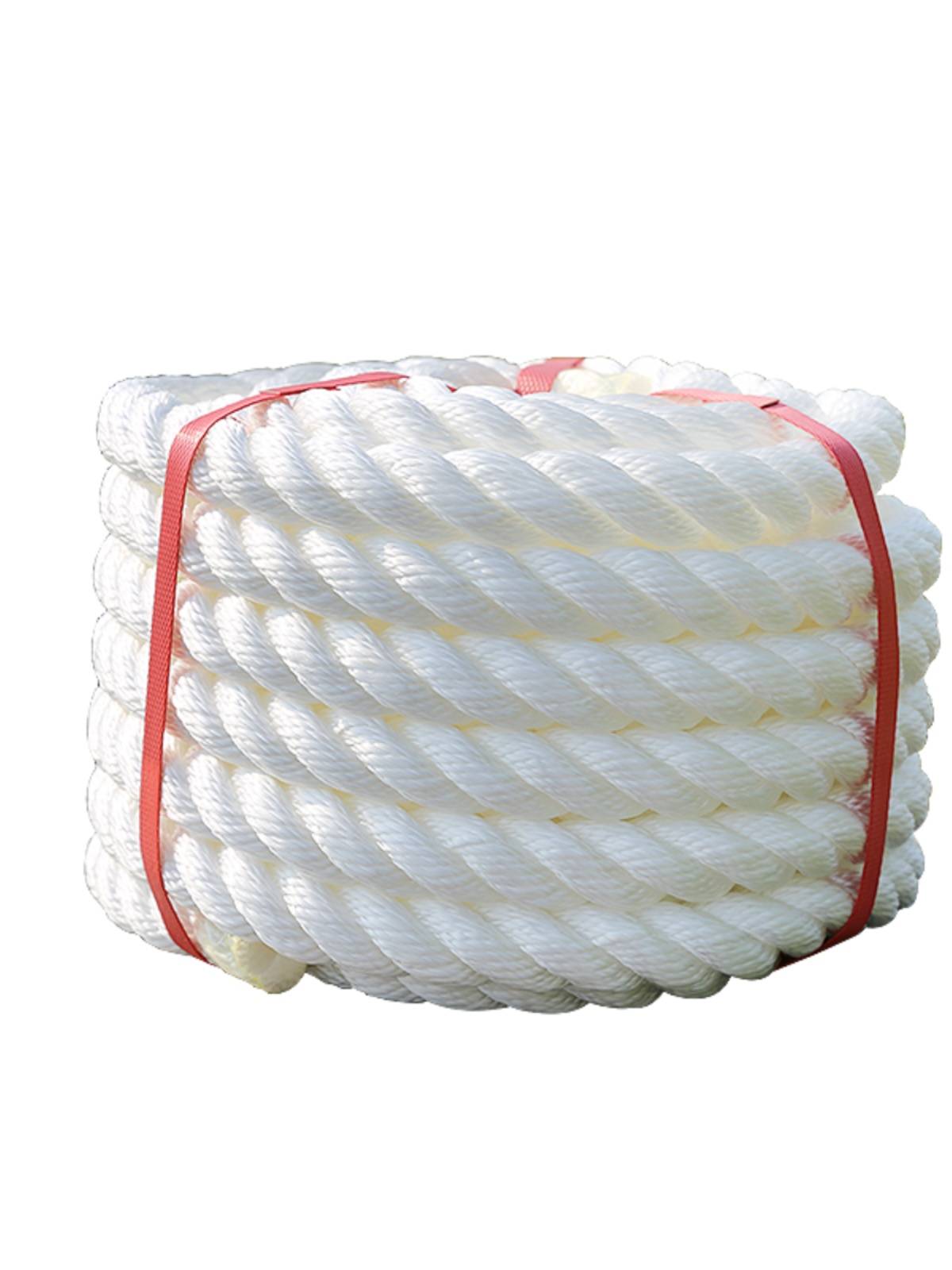 Wear -resistant high -strong silk be Plerontal Plerodaline three -strand rope ship with rope anchor, floating rope rope brake rope bundle packaging rope head