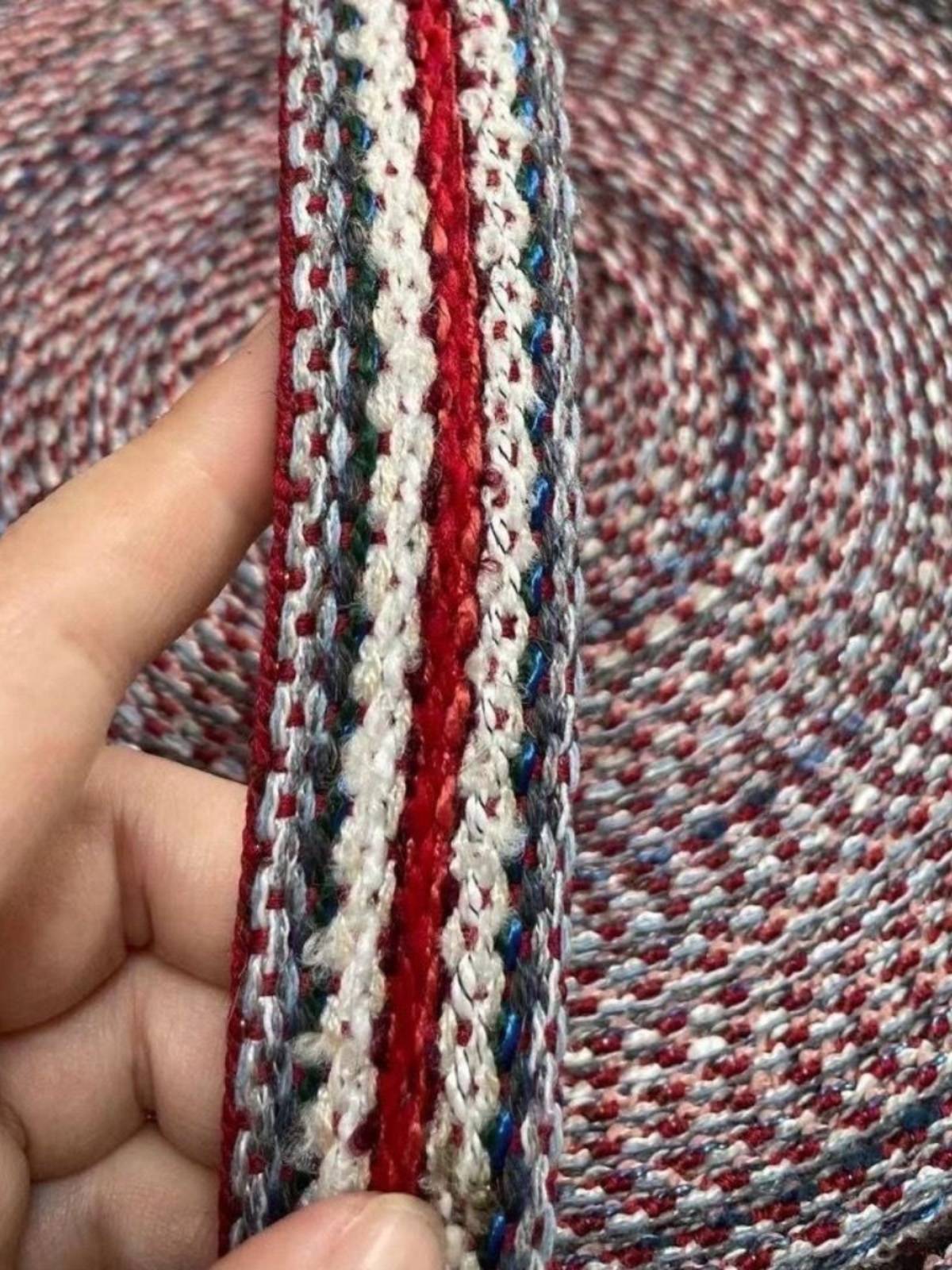 Thickened woven bandwidth with flat -band truck rope flat rope non -slip air -conditioned air -conditioning band -brake rope polyester cotton belt wear resistance