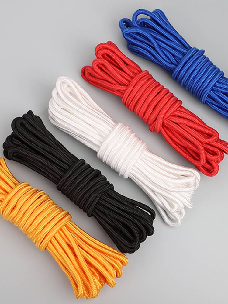 Rope bundling rope bold wear -resistant rope outdoor clothes drying resistance and home hand, handmade anti -slip nylon rope