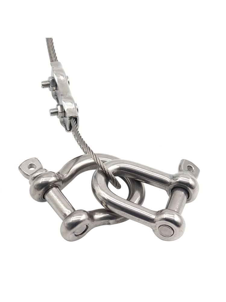 304 Stainless Steel Tosted Disposter D -shaped Unloading Twitter Reunion Histing Hook U -shaped Drink Card Card Ring Horseshoe buckle
