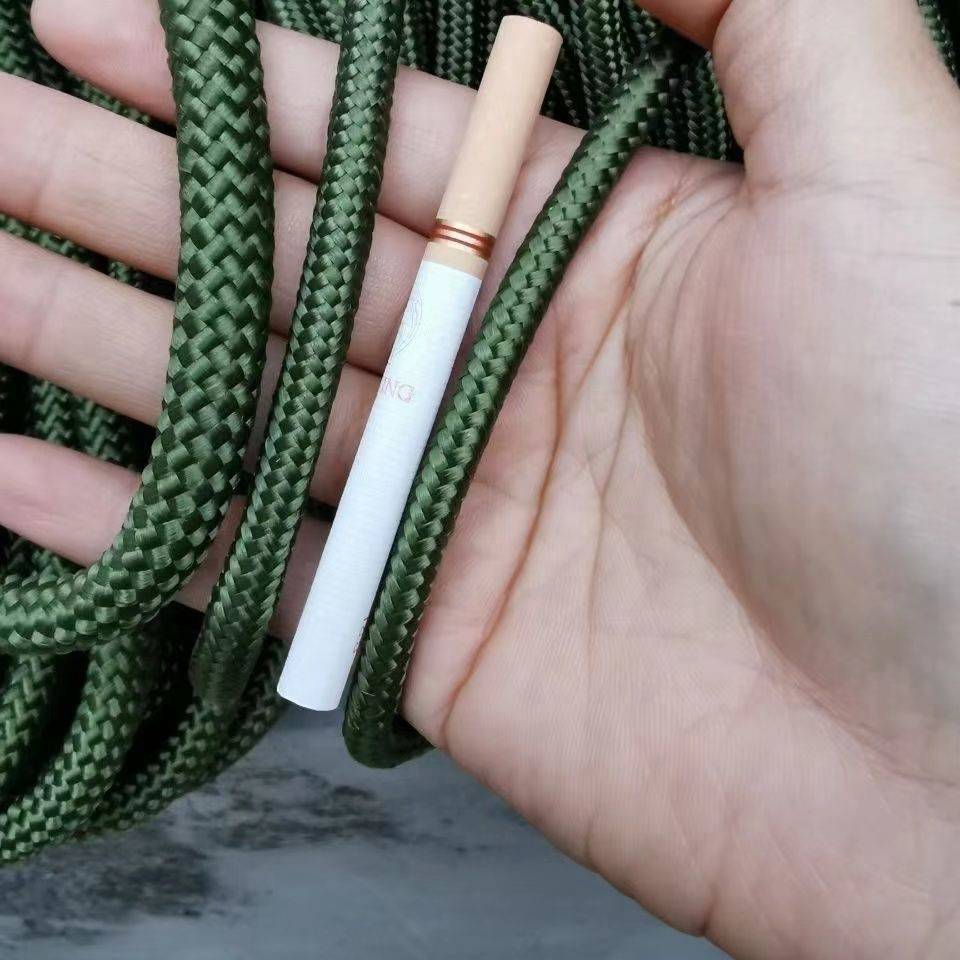 Army green wear -resistant nylon rope woven rope bundle rope tunnel brake advertisement and pull tie rope