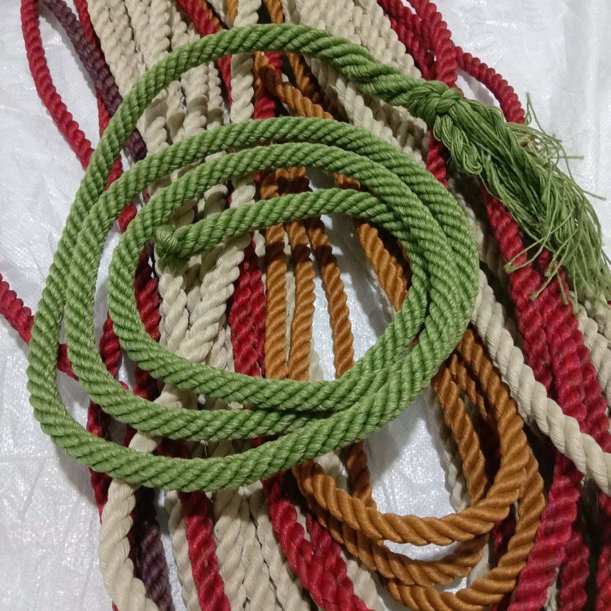 Bull rope, horses, horses, horses reins, old -style woven colors random handmade