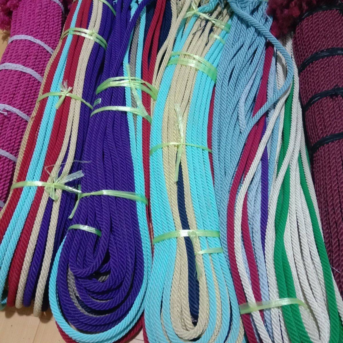 Bull rope, horses, horses, horses reins, old -style woven colors random handmade