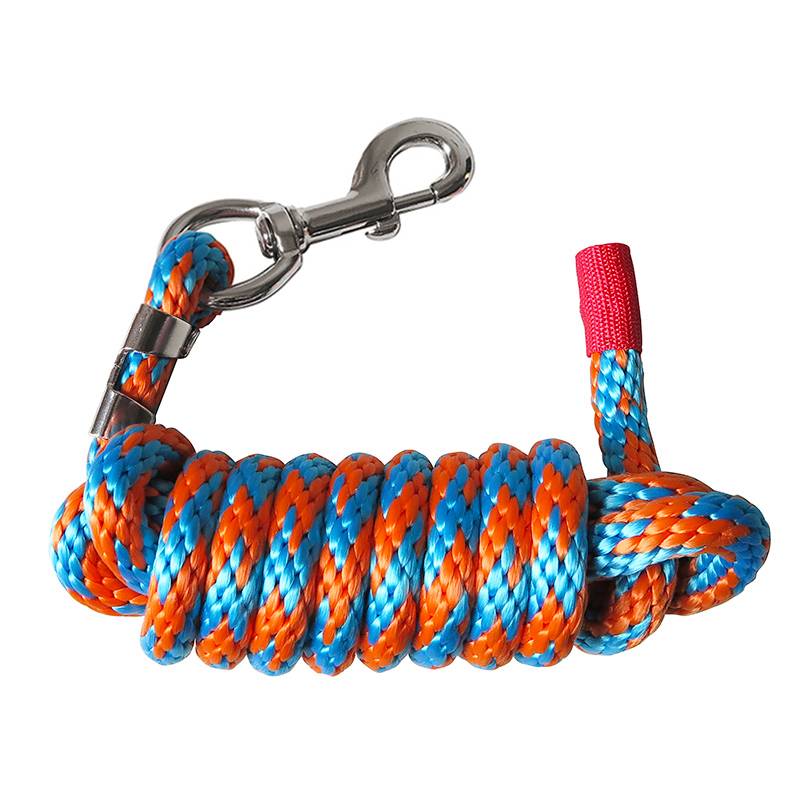 Horse rope nylon ropes zinc alloy hook rope 15.5 mm diameter RP1016